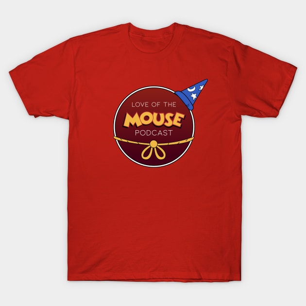 Love of the Mouse Podcast - Sorcerer Mickey T-Shirt by Merlino Creative